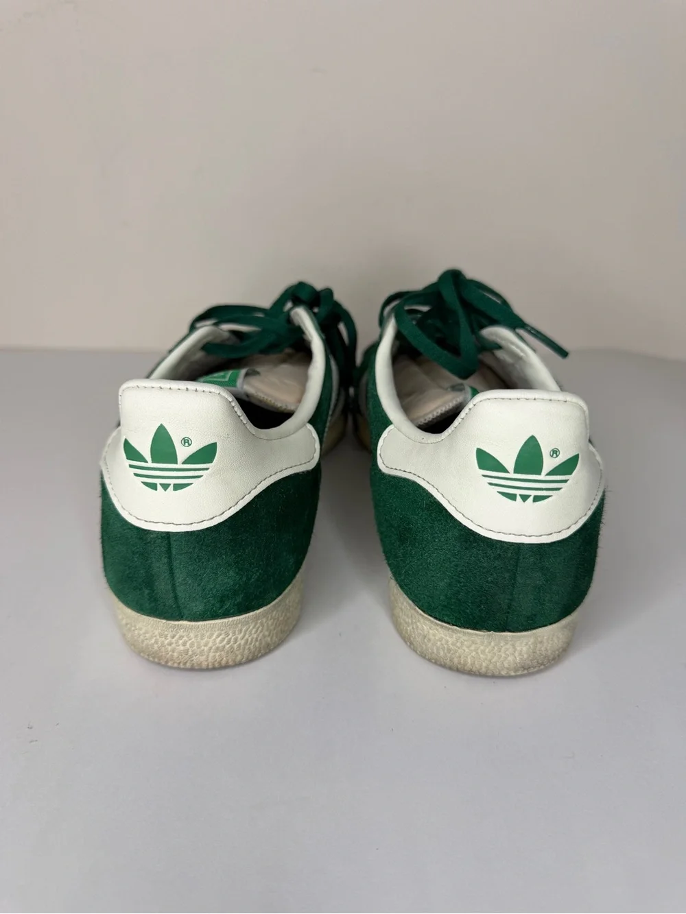 Adidas Originals GAZELLE Shoes Sneaker Men's size 7 Dark  Green Off White GY7338